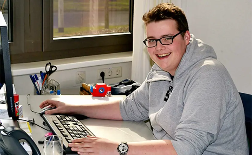 Hannes Heidemann, Auszubildender Industriekaufmann Hannes Heidemann, Auszubildender Industriekaufmann
