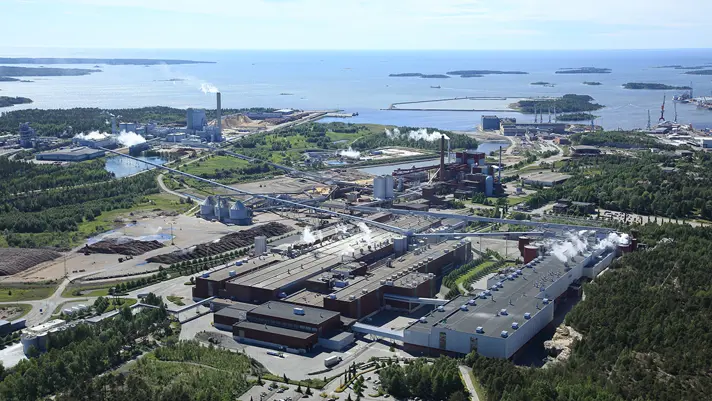 UPM Rauma paper mill area